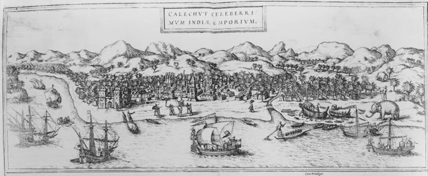 Calcutta, den mest kända hamnen i Indien